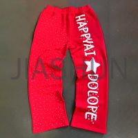 Flare Sweatpants with Puff Print