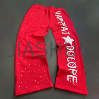 Flare Sweatpants with Puff Print