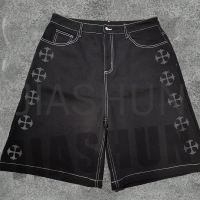 Custom Vintage Denim Shorts · 280 gsm · Screen print