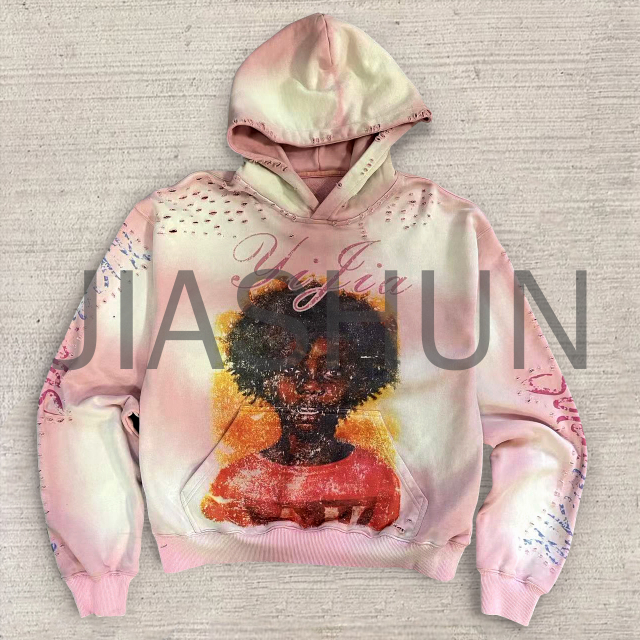 Custom Hoodie · Vintage wash · DTG print