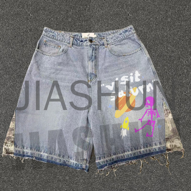 Custom Denim Shorts · Vintage wash