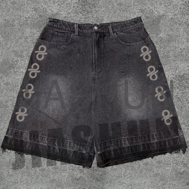 Custom Denim Shorts · Vintage wash
