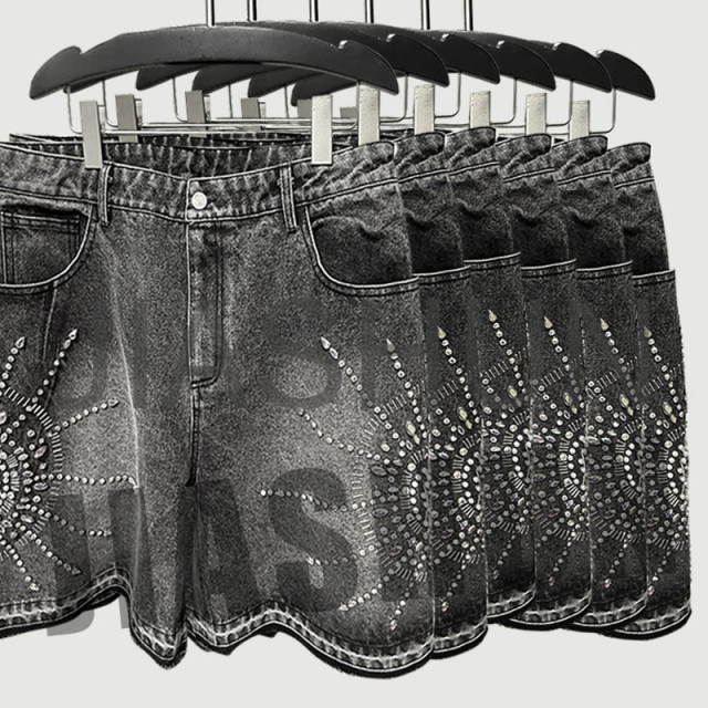 Custom Denim Shorts · Vintage wash