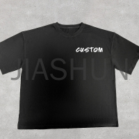 Vintage Acid Wash Boxy Graphic T-Shirt with DTG Print