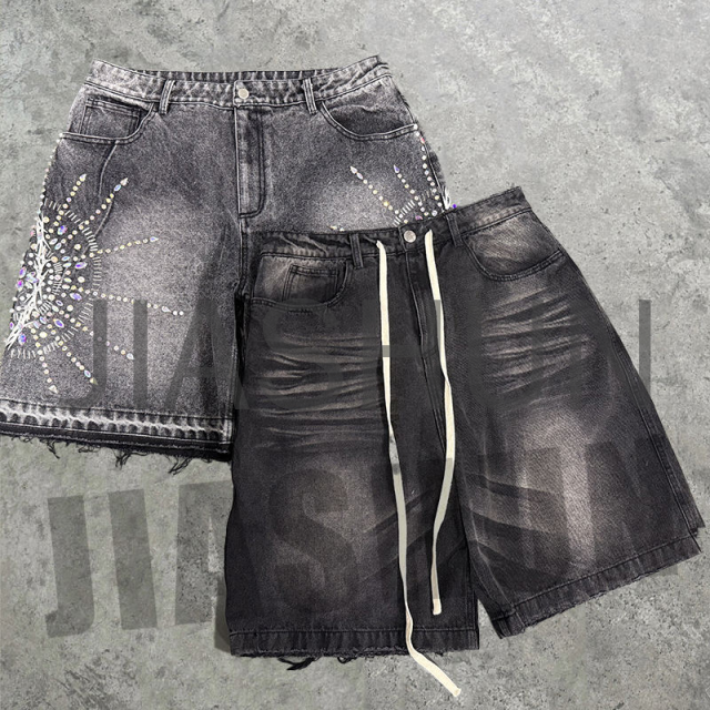 Custom Denim Shorts · Embroidery