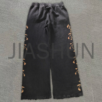 Sun Faded Washed Heavyweight Cotton Fleece Straight Sweatpants