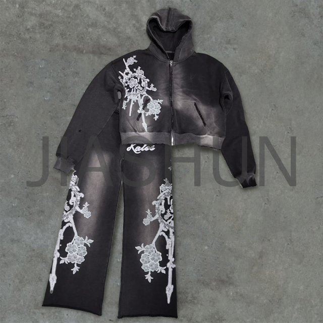Custom Hoodie Set · Vintage wash · DTG print