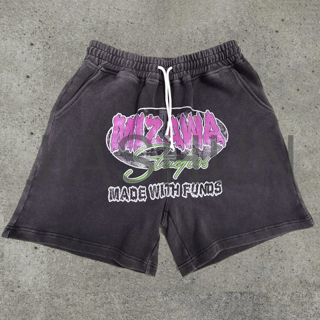 Custom Streetwear Shorts · Vintage wash