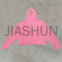 Heavyweight Acid Wash Plaid Zip Hoodie