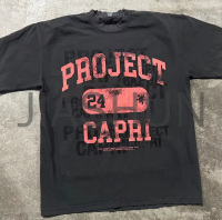 Vintage Wash Heavyweight Graffiti Printed T-Shirt