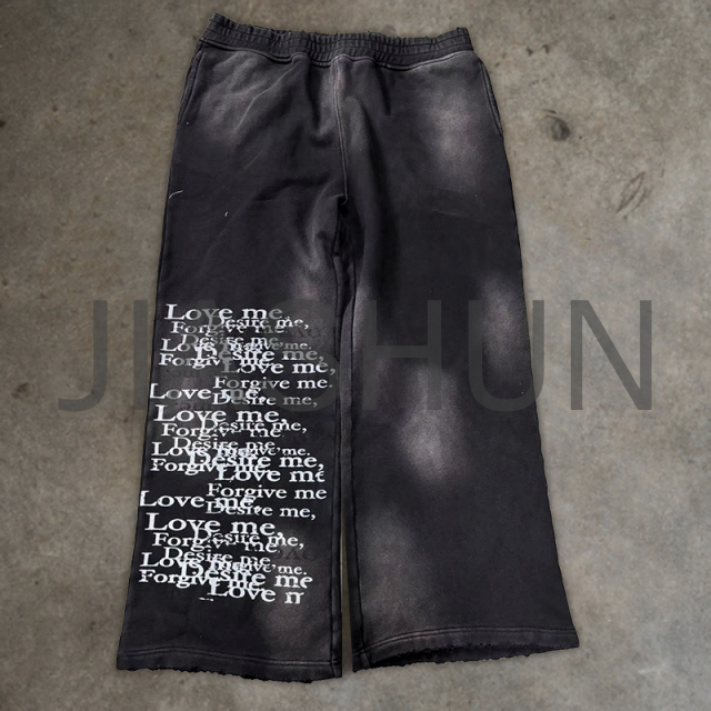 Custom Sweatpants · Vintage wash · DTG print