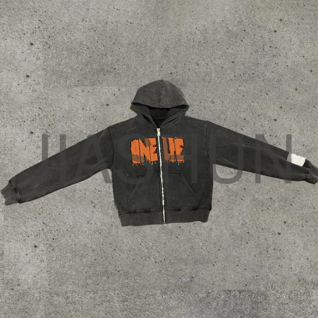 Custom Hoodie · 500 gsm · Vintage wash