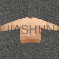 Oversized Fit Digital Print Washed O-Neck Hoodie
