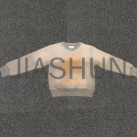 Oversized Fit Digital Print Washed O-Neck Hoodie