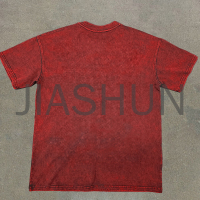 Vintage Acid Wash Oversized DTG Logo T-Shirt