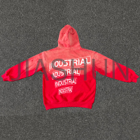 Acid-Washed Vintage Zip-Up Hoodie