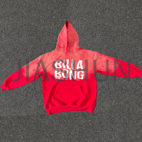 Acid-Washed Vintage Zip-Up Hoodie