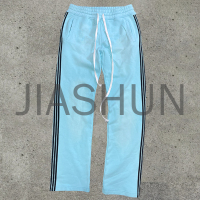 Loose Wide Leg Baggy Heavyweight Sweatpants with Color Logo Print