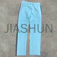 Loose Wide Leg Baggy Heavyweight Sweatpants with Color Logo Print
