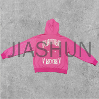 French Terry Oversized Hoodie with Digital Printing