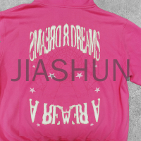 French Terry Oversized Hoodie with Digital Printing