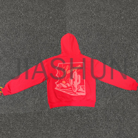 Heavyweight Washed French Terry Boxy Hoodie with Screen Print