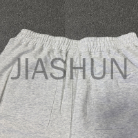 Cotton Terry Flared Sweatpants with Logo Stripe Print