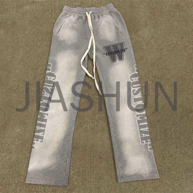 Custom Streetwear Pants · Vintage wash · DTG print