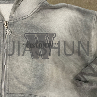 500 gsm Acid Washed Hoodie with DTG Digital Printing
