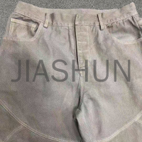 Acid Wash Vintage Spliced Destroyed Flared Jeans