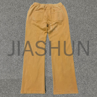 Acid Wash French Terry Track Pants with DTG Print