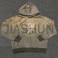 500 gsm Sunfaded 100% Cotton French Terry Zip-up Hoodie