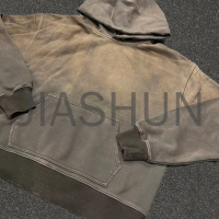 500 gsm Sunfaded 100% Cotton French Terry Zip-up Hoodie