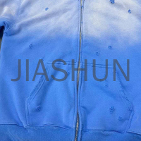 Oversized Heavyweight Terry Cotton Zip-Up Hoodie