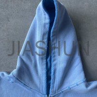 Oversized Heavyweight Terry Cotton Zip-Up Hoodie