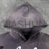Acid Wash Hoodie with DTG Print