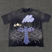 220 gsm Heavyweight Cotton Oversized T-Shirt with Screen Print