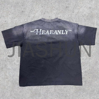 Heavyweight Drop Shoulder Boxy Graphic T-Shirt with DTG Print