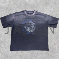 Heavyweight Drop Shoulder Boxy Graphic T-Shirt with DTG Print