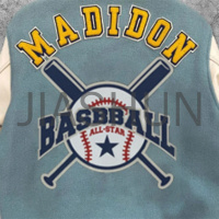 Varsity Jacket with Multi Embroidery