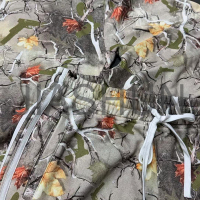 Vintage Wash Baggy Tracksuit with Full Print