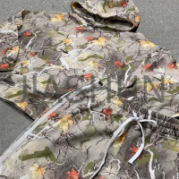 Vintage Wash Baggy Tracksuit with Full Print