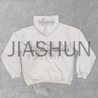 Cotton Pullover Hoodie with DTG Print