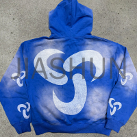 Heavyweight Terry Cotton Oversized Hoodie with DTG Print