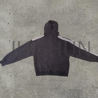 100% Cotton Full Zipper Hoodie with Digital Print