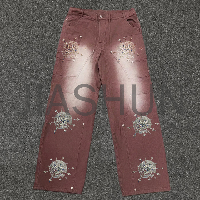 Custom Washed Denim · Screen print