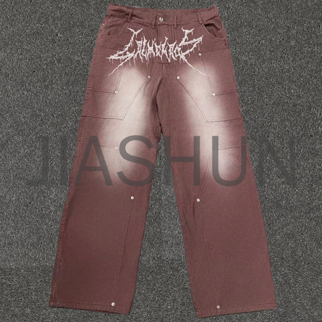 Custom Washed Denim · Vintage wash · Embroidery