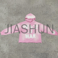 Oversized Heavyweight French Terry Hoodie with Screen Print