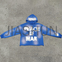 Oversized Heavyweight French Terry Hoodie with Screen Print