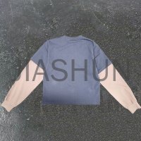 Washed Cotton Double Layered Long Sleeve T-shirt